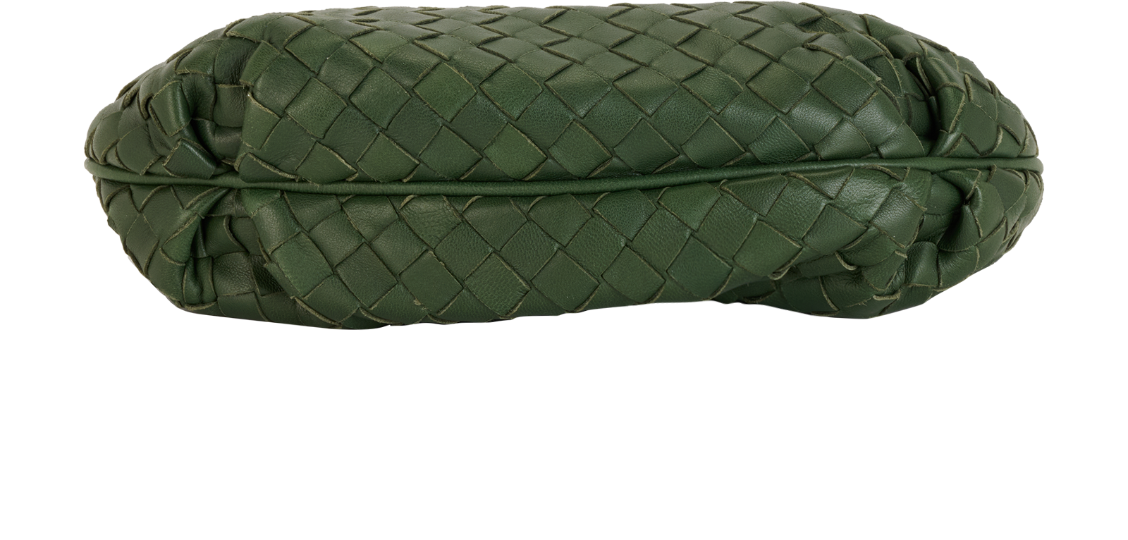 Intrecciato Shoulder Bag, &pound;490, Handbags, Green, Leather, Top view
